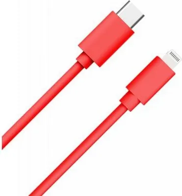 Immagine prodotto di WOW, Cavo USB-C/Lightning 1 m - 3 A, rosso