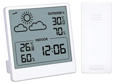 Produktbild von Solight Thermometer, weiße Farbe TE48W