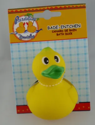 Produktbild von Postler - 577326 - Badeente, Süsse Früchtchen, Zitrone, PVC, 10cm