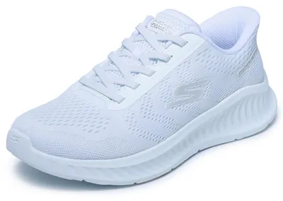 Produktbild von Skechers Damen Go Walk Now Khloe Slip-InTurnschuhe, White Textile/Trim, 38 EU