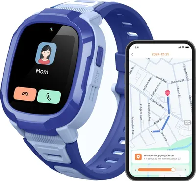 Produktbild von Mibro P6 Kinder-Smartwatch mit GPS, Videoanruf, SOS-Taste, HD-Kamera & Schrittzähler für Sicherheit & Kommunikation