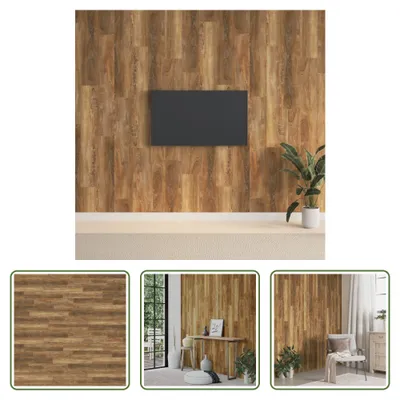 Immagine prodotto di The Living Store Pannelli da parete effetto legno marrone PVC 2,06 m²