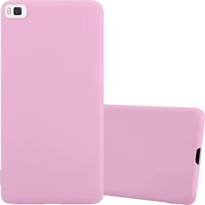 Produktbild von Cadorabo Hülle für Huawei P8 Schutzhülle in Rosa Handyhülle TPU Silikon Etui Case Cover