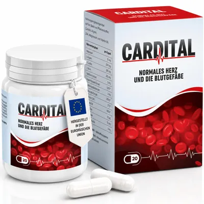 Produktbild von Cardital Nahrungsergnzungsmittel Cranberry-extrakt, Magnesium, L-Arginin