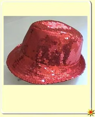 Produktbild von Damen-Hut Discoqueen, rot,  Fasching Karneval