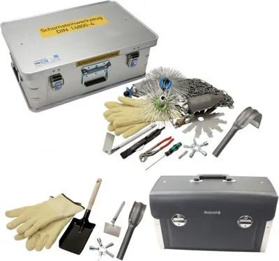 Produktbild von Feuerwehr Schornsteinfeger-  werkzeug DIN 14800-SSWK Alubox Kaminkehrer
