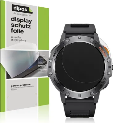 Produktbild von 6x Schutzfolie für Dremac 1.43 Zoll Smartwatch matt Displayschutzfolie Folie Display Schutz dipos
