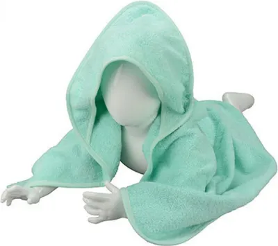 Produktbild von A&R 032.50 | Baby Hooded Towel / 75 x 75 cm - Farbe: Light Pink/Light Pink/Light Pink - Größe: 75 x 75 cm