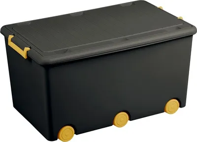 Immagine prodotto di Scatola per giocattoli TEGA BABY grafite/giallo