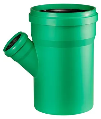 Produktbild von KG2000-EA Einfachabzweig 45° für SN10/SN16 DN 400/160 mm