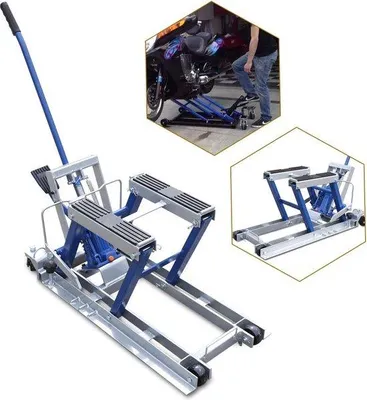 Image de Élévateur hydraulique 680 kg - Support de montage réglable - Élévateur pour motos - Élévateur hydraulique pour motos