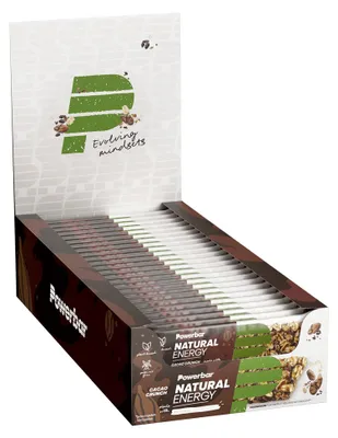 Image de Barres énergétiques - PowerBar - Boîte Natural Energy Cereal Bar (18x40g) - Saveur Chocolat