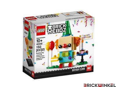 Image de LEGO 40348 Clown d'anniversaire Brickheadz