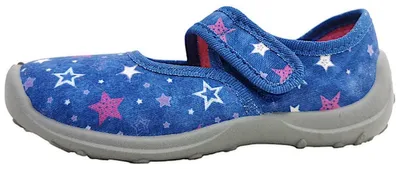 Produktbild von Fischer Markenschuhe Boogy Hausschuh Blau in Gr. 29