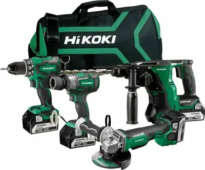 Obrázok produktu pre Hikoki KC18DG4LWDZ, Cordless angle grinder, Akumulátorová kombinovaná vŕtačka, Akumulátorový rázový..., Zelená, Striedavý, 70 Nm, Striedavý, 12,5 cm