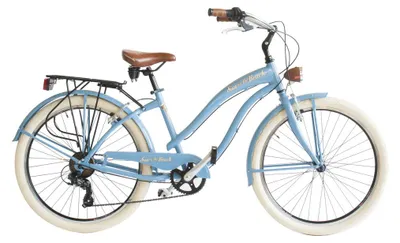 Produktbild von Via Veneto Bici Cruiser „Sun on the Beach Lady“ 26 Zoll, 6 V, hellblau