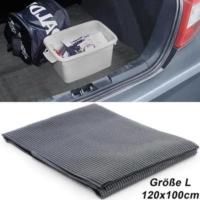 Zuschneidbar L 120x100cm / Universal Anti Rutsch Matte Kofferraummatte Schutz in der Farbe von Carparts-Online GmbH
