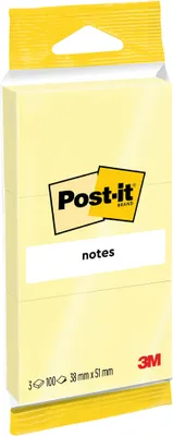 Image de Post-it 6810 Post-it Notes Haftnotizen, 38 x 51 mm, gelb, Blister