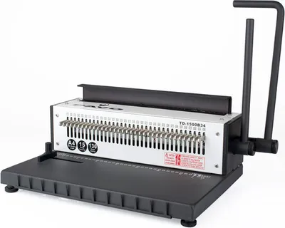 Produktbild von 1x PAVO HD Wire Binder Profi Round Punch Stanz und Drahtbindegerät bis 130 Blatt