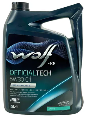 Produktbild von Wolf OfficialTech 5W-30 C1 5 Liter (1051960)