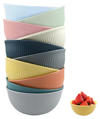 10er-Set Müslischalen, unzerbrechlich, PP, 15 cm, bunt