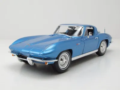 Produktbild von Maisto 31640B Chevrolet Corvette C2 1965 blau metallic 1:18