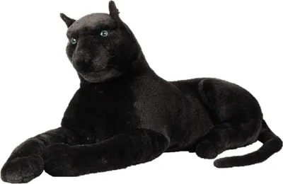 Produktbild von XXL Panther Plüschtier  Schwarz 1,10 m Kuscheltier