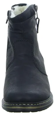 Produktbild von Rieker Damen Stiefelette warm gefüttert Reißverschluss Z6841, Größe:39 EU, Farbe:Schwarz