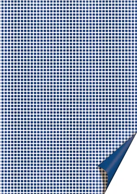 Produktbild von Motivkarton Happy Papers Karos A4 mittelblau