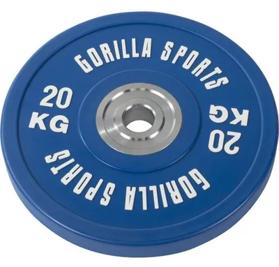 Obrázok produktu pre Gorilla Sports Záťažový kotúč, pogumovaný, 20 KG