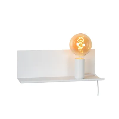 Immagine prodotto di Applique SEBO bianca 1xE27x40W in metallo, dimensioni: 12x35x12 cm, IP20, Lucide