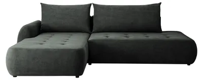 Produktbild von MIRJAN24 Ecksofa Bueno I, Schlaffunktion und Bettkasten, L-Form Polsterecke (Farbe: Cruz 97, Seite: Links)