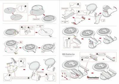 Produktbild von Metal Earth USS Enterprise 1701-D, Shuttle-Modell, Montagesatz, USS Enterprise 1701-D, Unisex, Metall, Star Trek