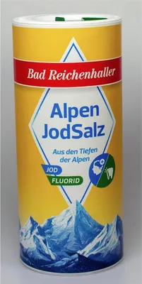 Produktbild von Bad Reichenhaller Salz Jod m. Fluorid (500 g Dose)