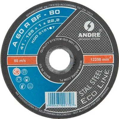 Obrázek produktu pro Stahl-Trennscheibe 125 x 1 x 22 mm 62740125122 401 25 122
