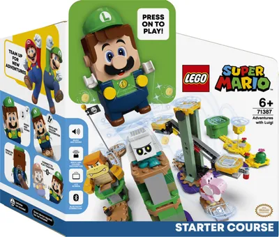 Zdjęcie produktu dla LEGO Super Mario Przygody z Luigim — zestaw startowy, Zestaw do budowania, 6 lat(a), Plastik, 280 szt., 525 g