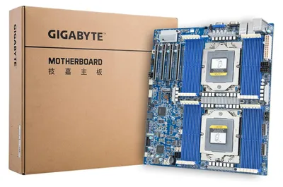 Productafbeelding van GIGABYTE MZ73-LM0, AMD, Socket SP5, AMD EPYC 9004, DDR5-SDRAM, 256 GB, DIMM