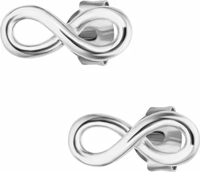 Produktbild von cai Ohrstecker 925/- Sterling Silber 0,4cm weiß ohne Stein 274220043