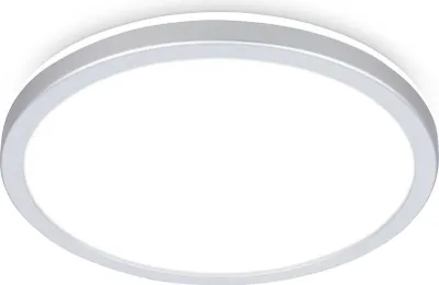 Produktbild von LED Deckenlampe Backlight, Silber, 18 Watt, 2400lm, 4000K, Backlight-Effekt – Briloner