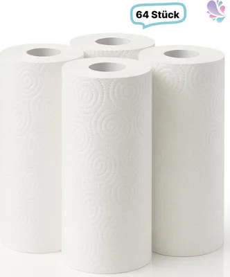 Produktbild von Küchenrolle hochweiß WEPA-prestige, 16x4 Rollen, 3-lagig, 4.096Blatt, 26x22cm, saugstark, 100% Zellstoff, Strukturprägung