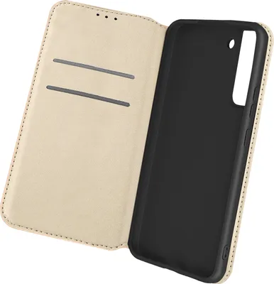 Produktbild von Avizar, Kunstleder Cover Classic Edition, Klappetui für Samsung Galaxy S22 Plus, Gold