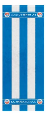 Produktbild von Hansa Rostock Badetuch Blockstreifen 70x180cm