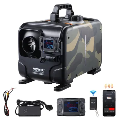 Zdjęcie produktu dla Vevor 5-8Kw Nagrzewnica Diesla 12V 24V Bluetooth Pilot Lcd Cicha Mocna