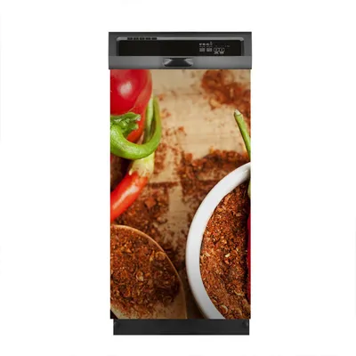 Produktbild von Magnete Dekorative 45x80 cm Küche Magnetmatte Spülmaschine - Paprika Gemüse