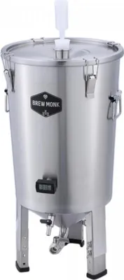 Zdjęcie produktu dla Brew Monk™ Pojemnik fermentacyjny ze stali nierdzewnej 30L z konicznym dnem