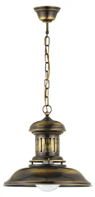 Immagine prodotto di Lampada a sospensione TAWERNA in ottone 1xE27x40W metallo, dimensioni: 80x38x38 cm, IP20, Jupiter