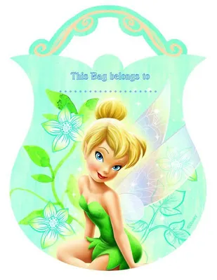 Produktbild von Tinkerbell Blumen prismatisch Gestanzte Party Tüten