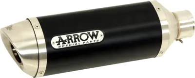 Produktbild von ARROW Auspuff DARK THUNDER für Honda CB125F 2018-, Aluminium schwarz