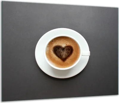 Produktbild von Herdabdeckplatten Glaskeramikkochfeld-Abdeckung Spritzschutz Glas 60x52cm Kaffee