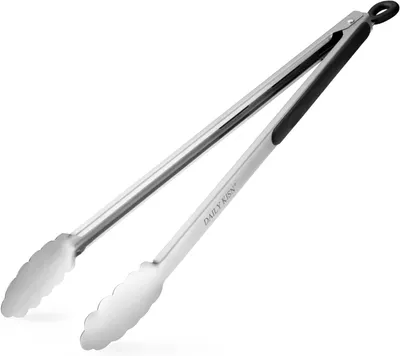 Zdjęcie produktu dla Szczypce do Grilla Długie Stalowe Nierdzewne 43cm do Grillowania Węgla